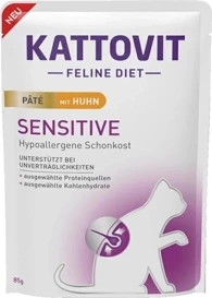 Kattovit Sensitive Karma dla Kota Wrażliwego Kurczak 85g