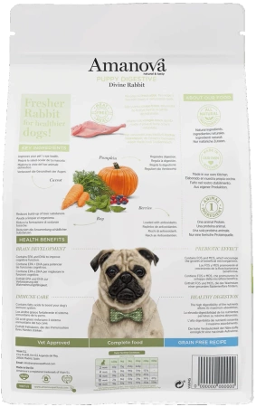 Amanova Digestive Divine Karma dla Szczeniąt Królik 7kg
