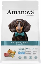 Amanova Mini Exigent Karma dla Psa Wieprzowina 2kg