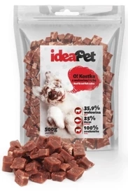 Ideapet Przysmak dla Psa Kostki Wołowina Ryba 500g