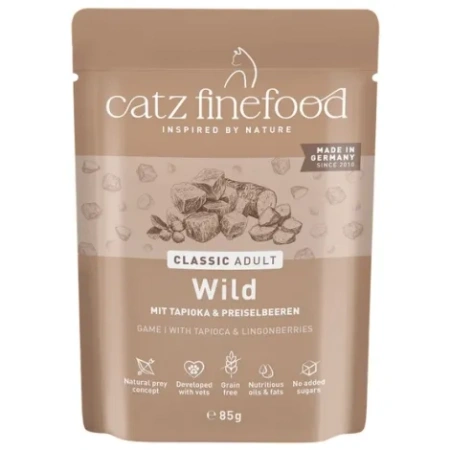 Catz Finefood Classic N09 Karma dla Kota Dziczyzna 85g