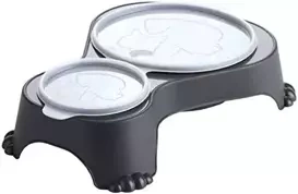 Pet Nova Miska Dla Psa Kota Podwójna Pokrywa Szara