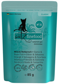 Catz Finefood Classic N21 Karma dla Kota Dziczyzna Karmazyn 85g