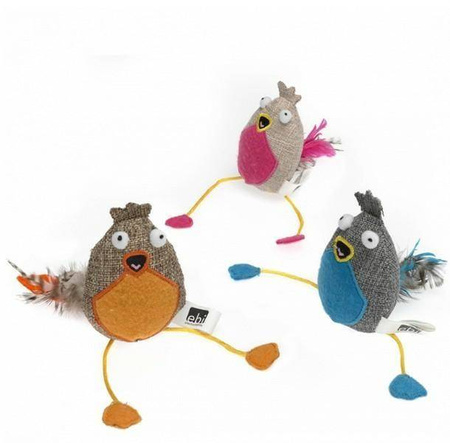 Ebi Zabawka Dla Kota Ptaszki Z Piórkami