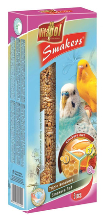 Vitapol Kolby Smakers dla papużki Mix 130g