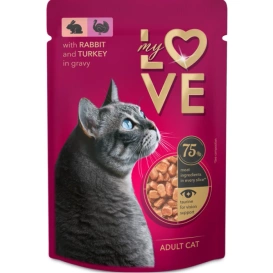 My Love Karma Mokra dla Kota Królik Indyk w Sosie 85g