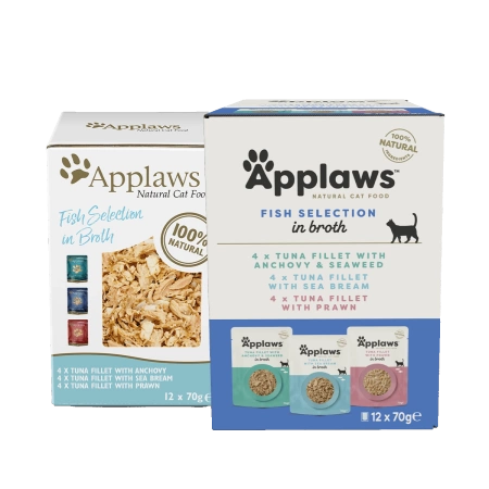 Applaws Mokra Karma Dla Kota Fish Multi Pack 24x70g