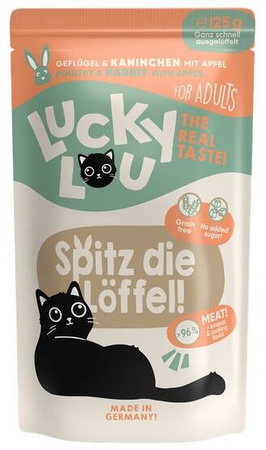 Lucky Lou Karma Dla Kota Drób Królik 6x125g