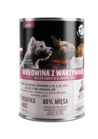 Pet Republic Pies Puszka 400g Wołowina Warzywa Sos