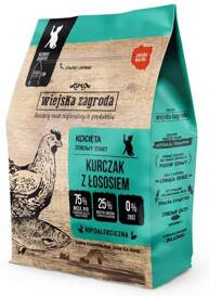 Wiejska Zagroda Karma Dla Kociąt Kurczak z Łososiem 400g