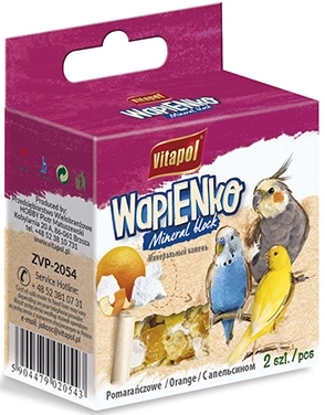 Vitapol Kostka Wapienna dla Ptaków Pomarańcza 35g