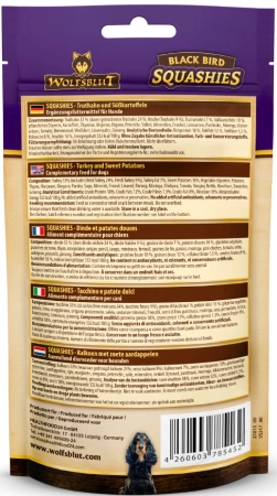 Wolfsblut Dog Squashies Black Bird Przysmak Dla Psa 100g