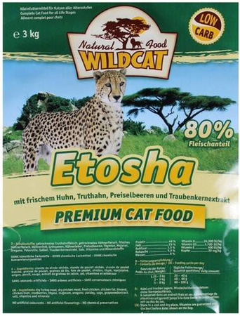 Wildcat Etosha Sucha Karma Dla Kota Kurczak Ziemniaki 500g