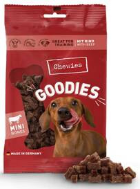 Chewies Googies Przysmak Dla Psa Mini Kostki Wołowina 125g
