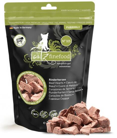 Catz Finefood Purly Przysmak Dla Kota Serca Wołowe 35g