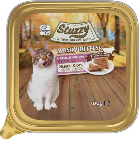 Stuzzy Monoprotein Karma Dla Kota Wieprzowina Tacka 6x100g