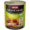 Animonda GranCarno Adult Rind Kaninchen Krautern Wołowina + Królik z Ziołami puszka 800g