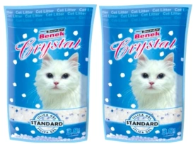 Benek Crystal Silikonowy Żwirek Dla Kota 2x7,6l