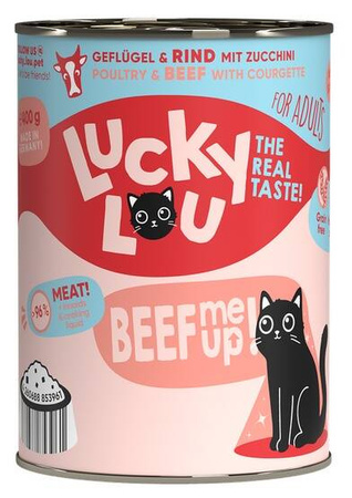 Lucky Lou Karma Dla Kota Drób Wołowina 400g