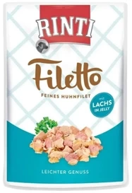 Rinti Filetto Karma Mokra dla Psa Kurczak Łosoś 100g