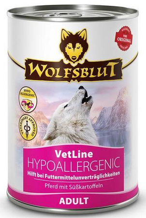 Wolfsblut Dog VetLine Hypoallergenic Karma Dla Psa 12x395g
