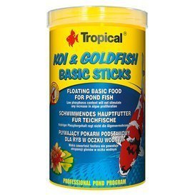 Tropical Koi&Goldfish Basic Sticks 1l, pokarm dla karpi i ryb karpiowatych