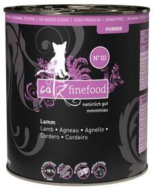 Catz Finefood Pur N111 Karma Dla Kota Jagnięcina 800g