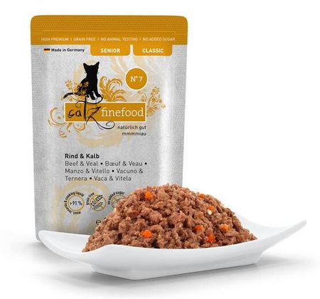 Catz Finefood Karma Dla Kota Seniora Wół Cielęcina 85g