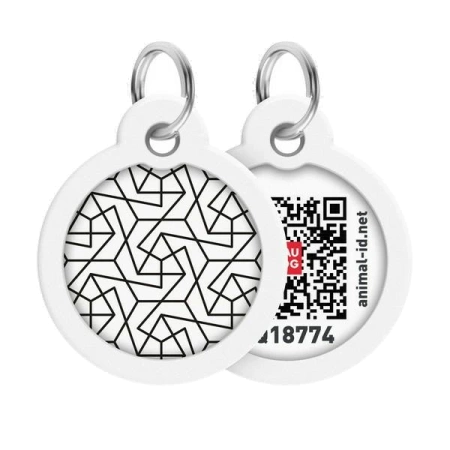 WAUDOG Smart ID Adresówka Dla Psa Geometria 25mm