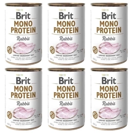 Brit Monoproteinowa Mokra Karma dla Psa Królik 6x400g