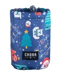 Chaba Świąteczna Saszetka na Smakołyki dla Psa Niebieska