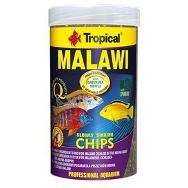 Tropical Malawi Chips 250ml, pokarm dla pyszczaków z jeziora Malawi