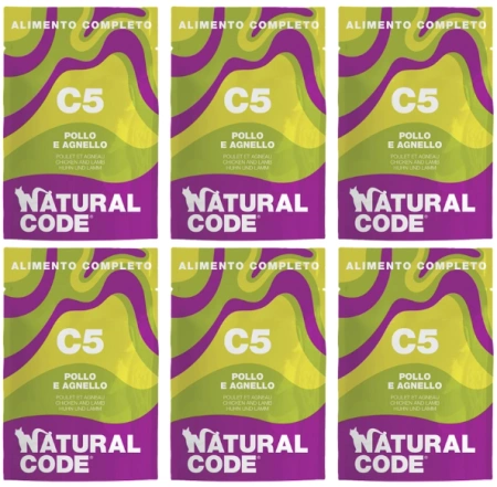 Natural Code Karma Dla Kota Kurczak Jagnięcina 6x70g