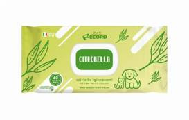 Record Chusteczki New Trawa Cytrynowa XL 40szt. Antybakteryjne