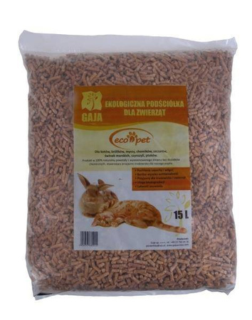 Eco-Pet Ekologiczne Podłoże dla Małych Zwierząt 15l