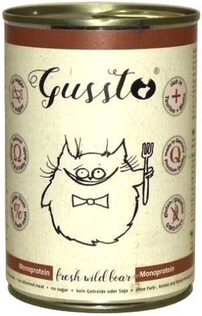 Gussto Karma Dla Kota Alergika Z Dziczyzną 400g