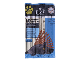 Cat Bon Przysmak Dla Kota Kabanos 10x5g Łosoś Sola