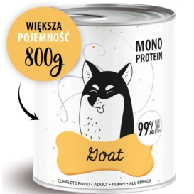 Paka Zwierzaka PEPE Mokra Karma dla Psa Koza 800g