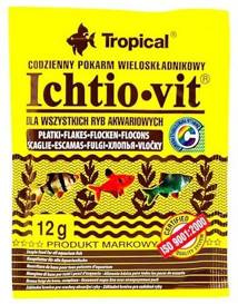 Tropical Ichtio-Vit 12g, uniwersalny pokarm dla ryb