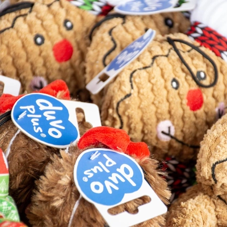 Duvo+ Świąteczna Zabawka Dla Psa Pluszowy Piernik 19cm