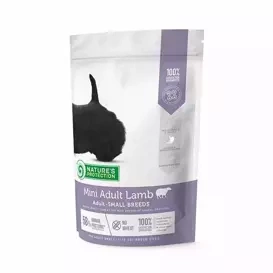 Natures Protection Karma dla Małego Psa 500g Mini Lamb