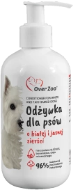 Over Zoo Odżywka Dla Psa Biała Sierść 240ml