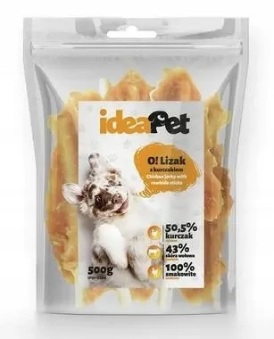 IdeaPet Przysmak dla Psa Lizak z Kurczaka 500g