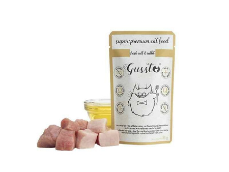 Gussto Karma Dla Kota Alergika Królik 85g