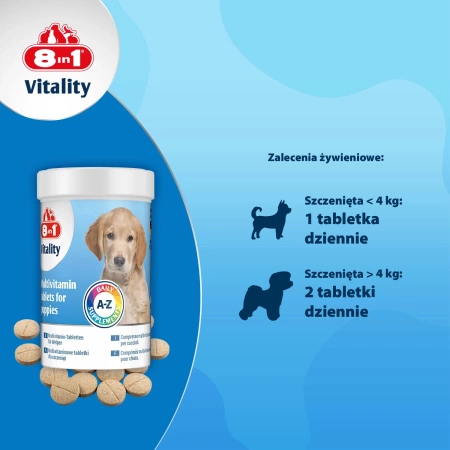 8in1 Vitality Witaminy Dla Szczeniąt 100tab