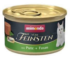Animonda Kot 85g V.Feinsten Mousse Indyk, Bażant Puszka