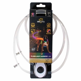 Duvo+ Szelki Dla Psa USB TPU Multikolor 130x2,5x1cm