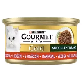 Gourmet Gold Karma dla Kota Succulent Delights Wołowina 85g