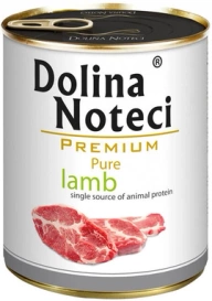 Dolina Noteci Pure Karma Monoproteinowa dla Psa Jagnięcina 800g