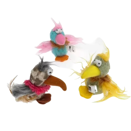 Ebi Zabawka dla Kota z Kocimiętką Szalone Ptaki 11x7cm